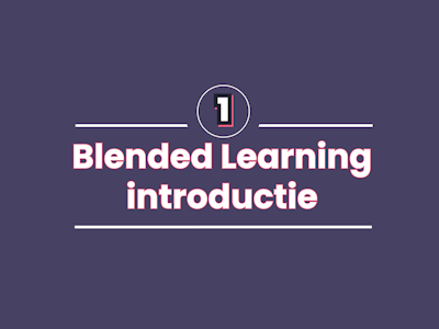2.1. Video "Blended Learning: Introductie"